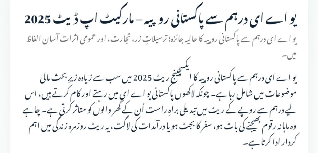 UAE Dirham to Pakistani Rupee