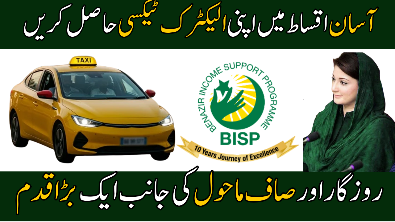 CM Punjab E-Taxi Scheme