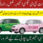 Documents Required for the Punjab E-Taxi Scheme